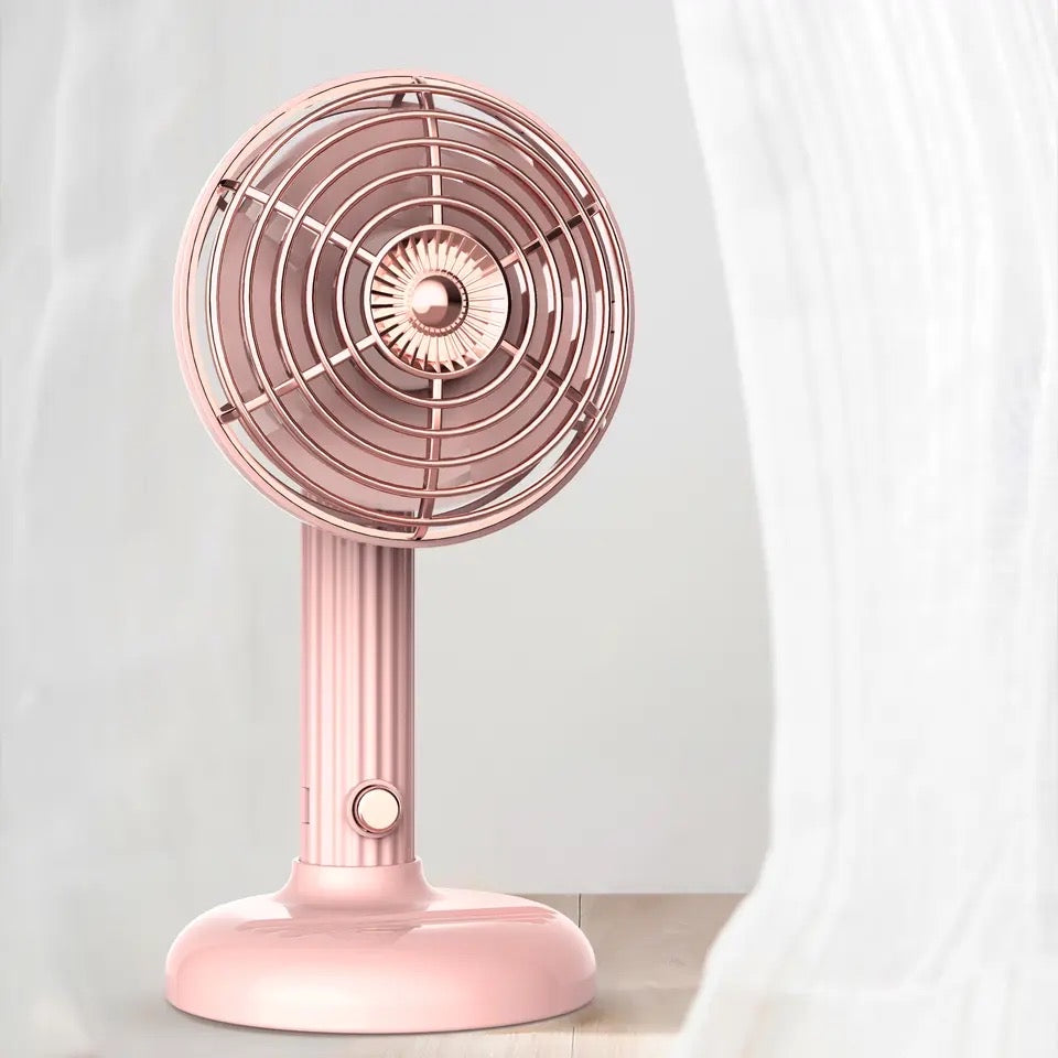 Retro Handheld Fan, Desktop Rotatable Fan, Portable Silent Fan, Usb Mini Charging Electric Fan, Ultra Quiet High Portable Fan Retro Handheld Fan, Desktop Rotatable Fan, Portable Silent Fan, Usb Mini Charging Electric Fan, Ultra Quiet High Portable Fan